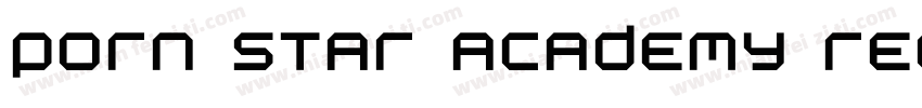 Porn Star Academy Regular字体转换